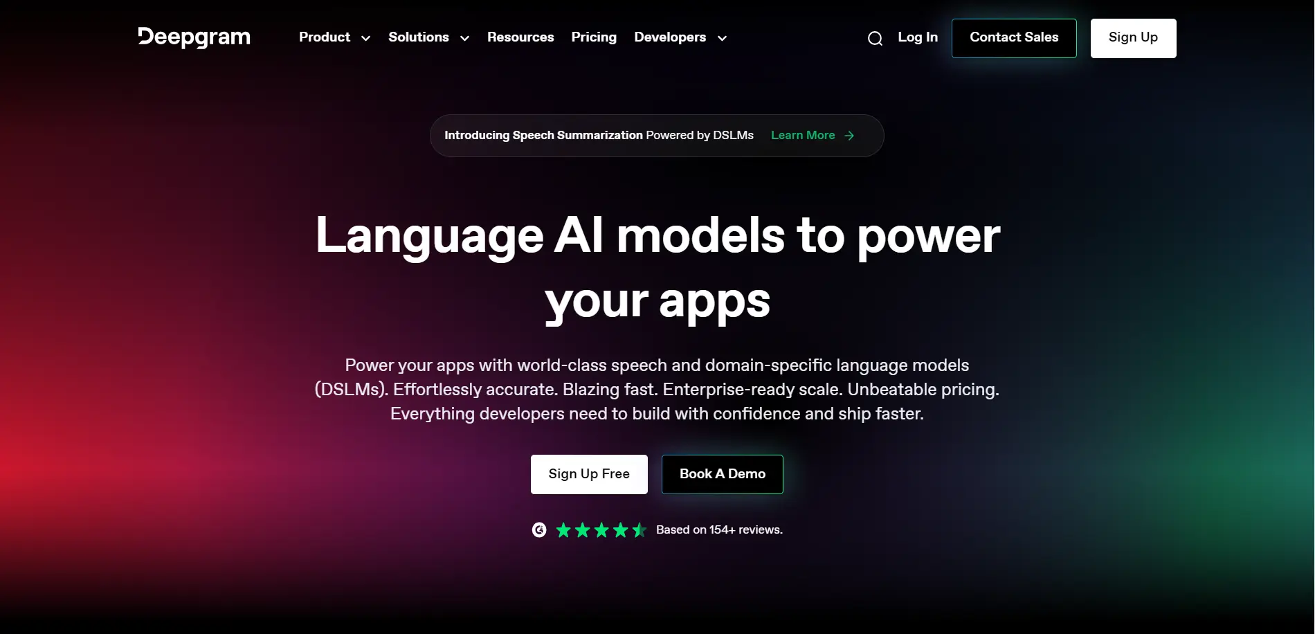 Deepgram ASR screenshot