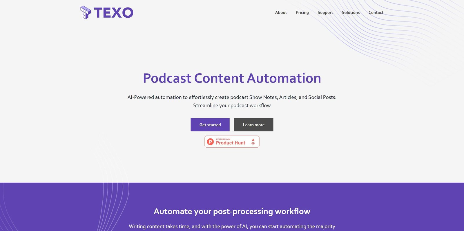 Texo screenshot