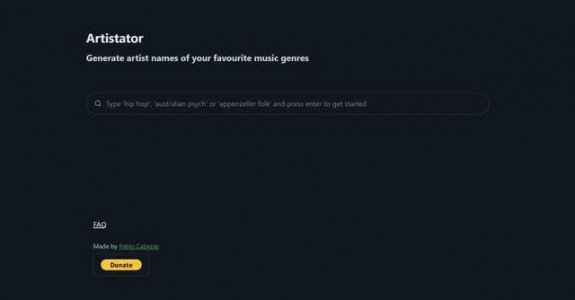 Artistator screenshot