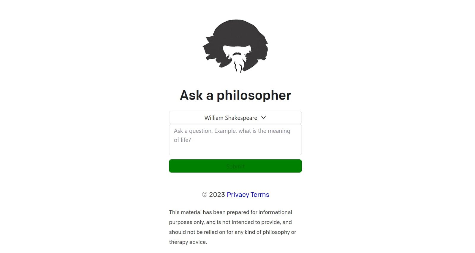 Ask a Philosopher screenshot