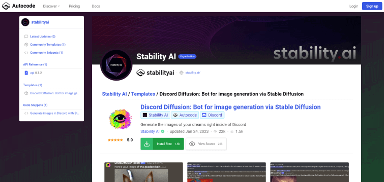 Discord-diffusion screenshot