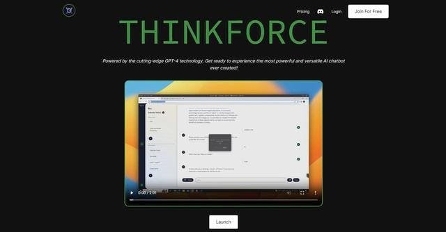 Thinkforce screenshot