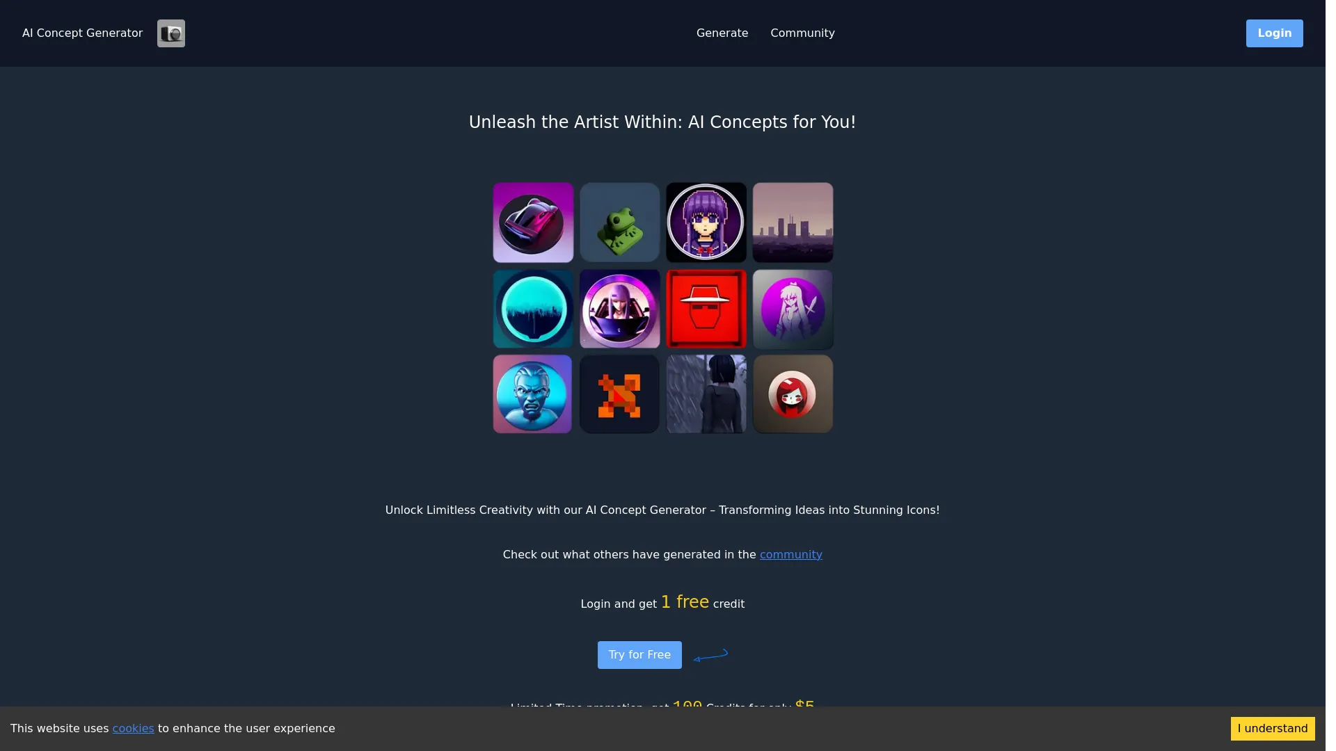 AI Concept Generator screenshot