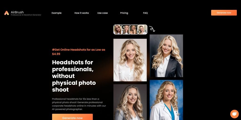 AirBrush AI Headshots screenshot