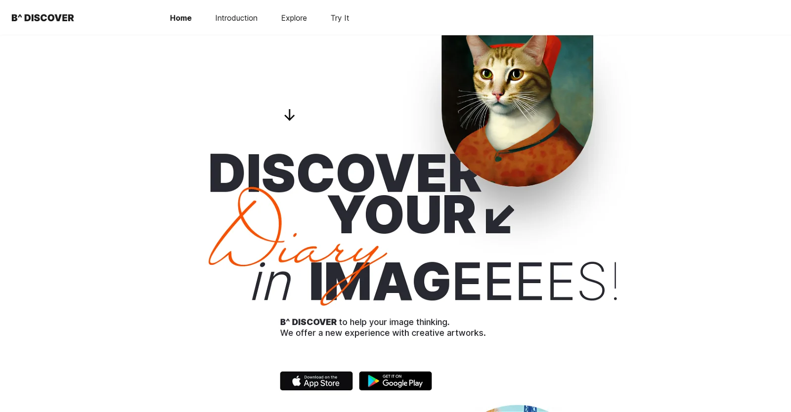 B^ DISCOVER screenshot