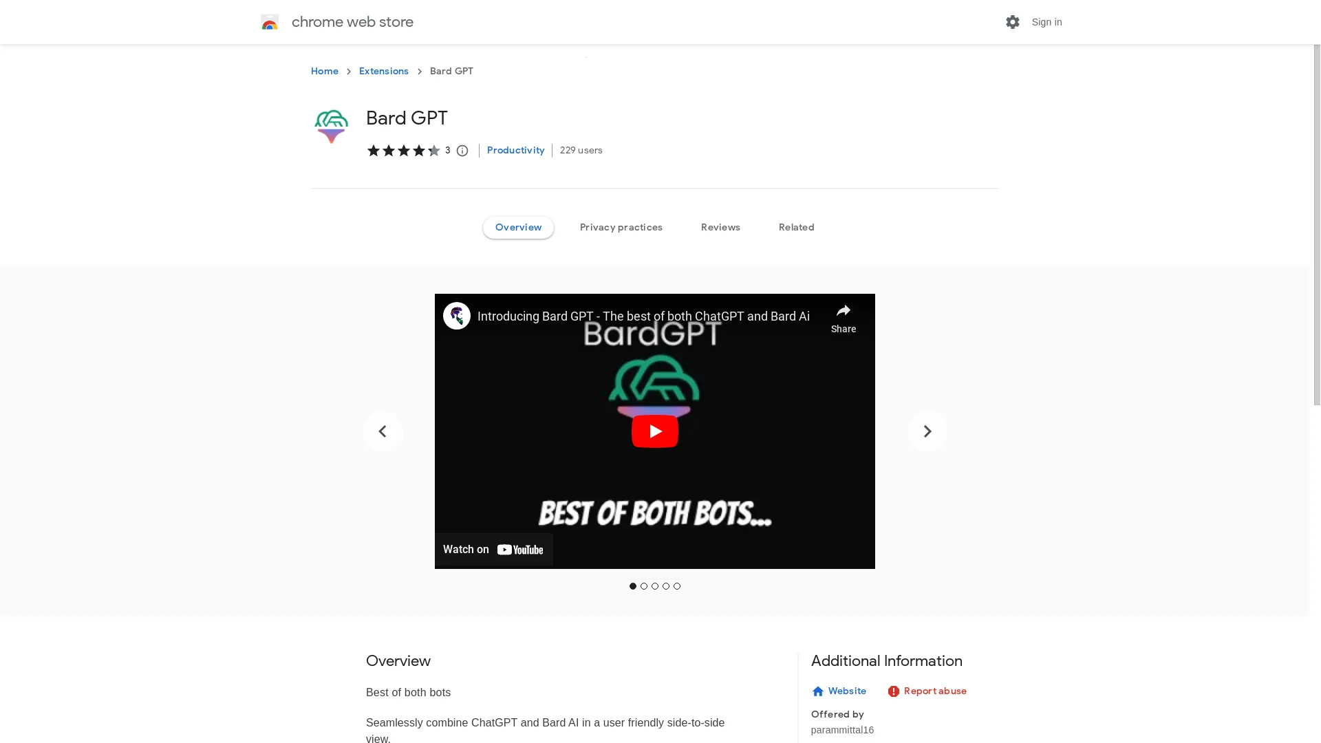 BardGPT screenshot