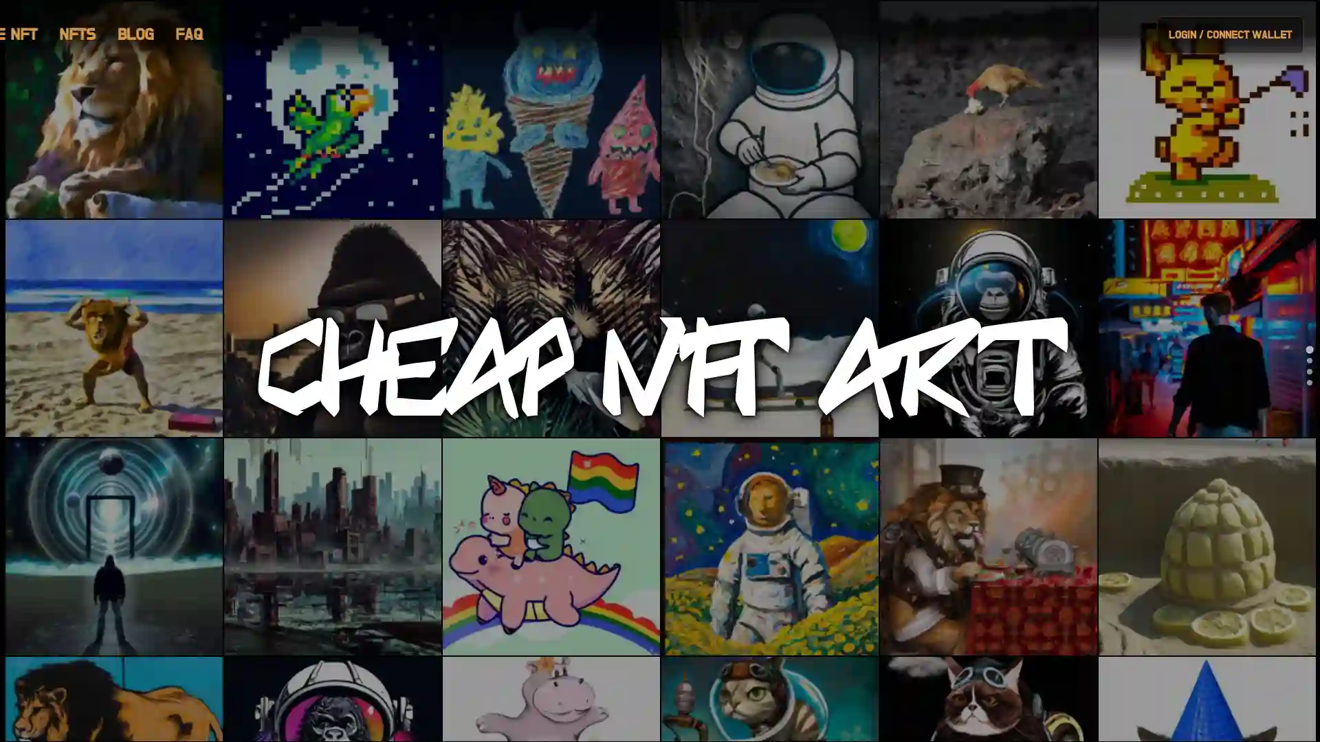Cheap NFT Art screenshot