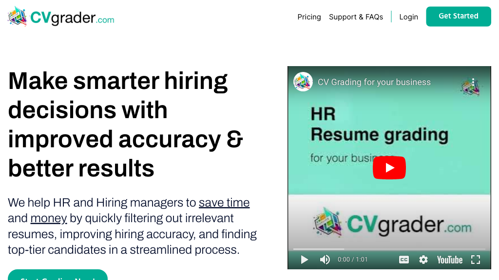 CVgrader screenshot