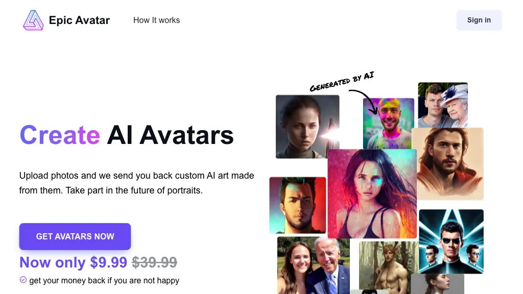 Epic Avatar screenshot