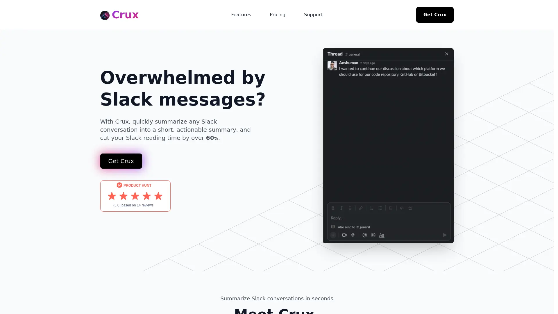Getcrux screenshot