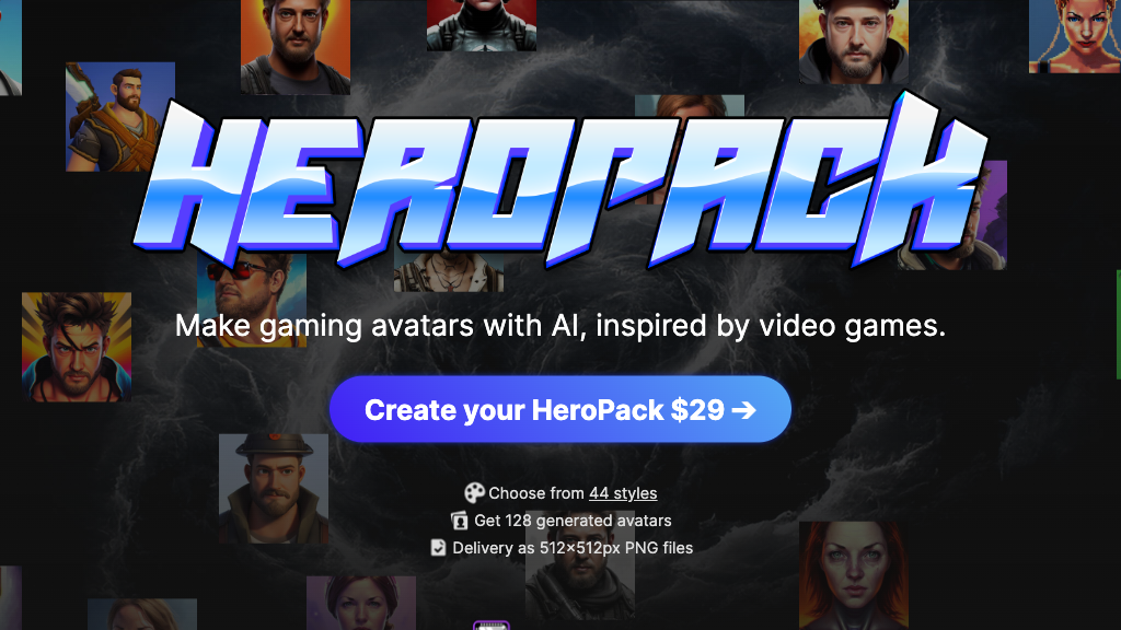 HeroPack screenshot