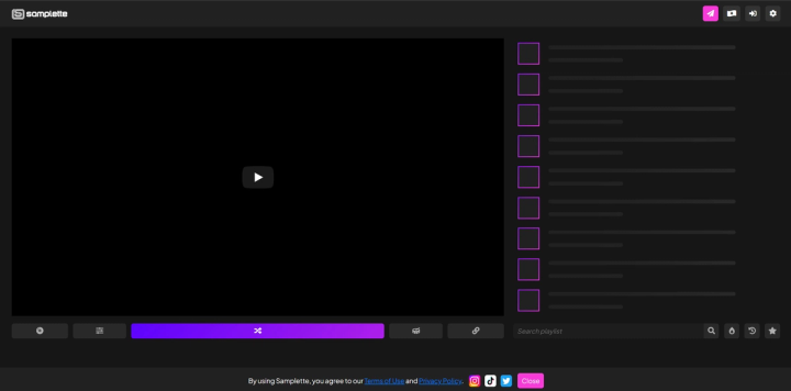 Samplette screenshot