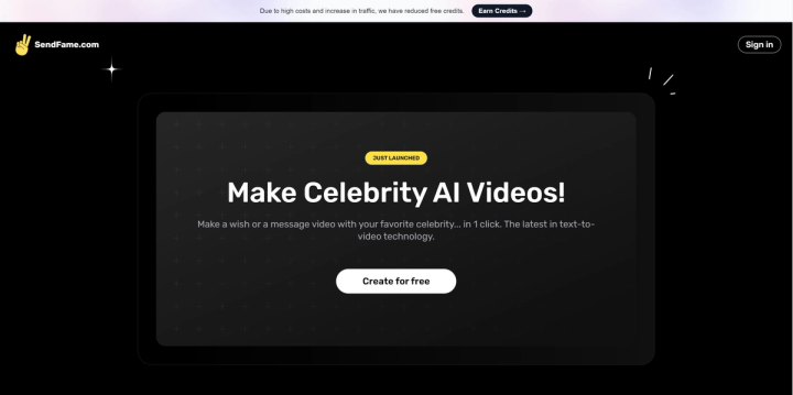 SendFame screenshot