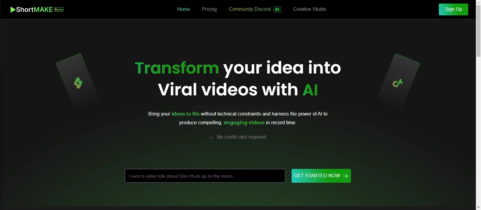 Shortmake screenshot