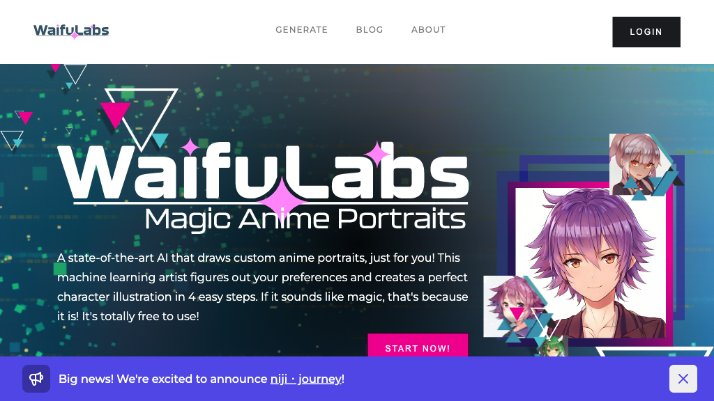 Waifu-Labs screenshot