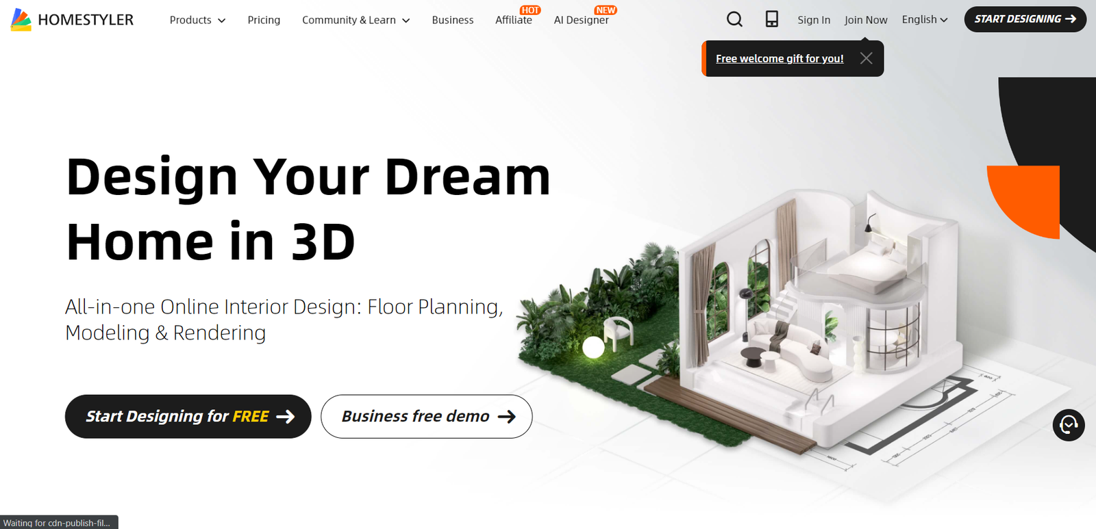 Homestyler AI screenshot