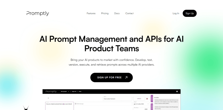 PromptlyHQ screenshot