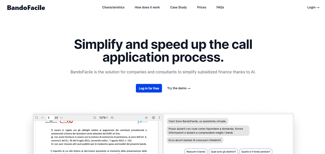 BandoFacile screenshot