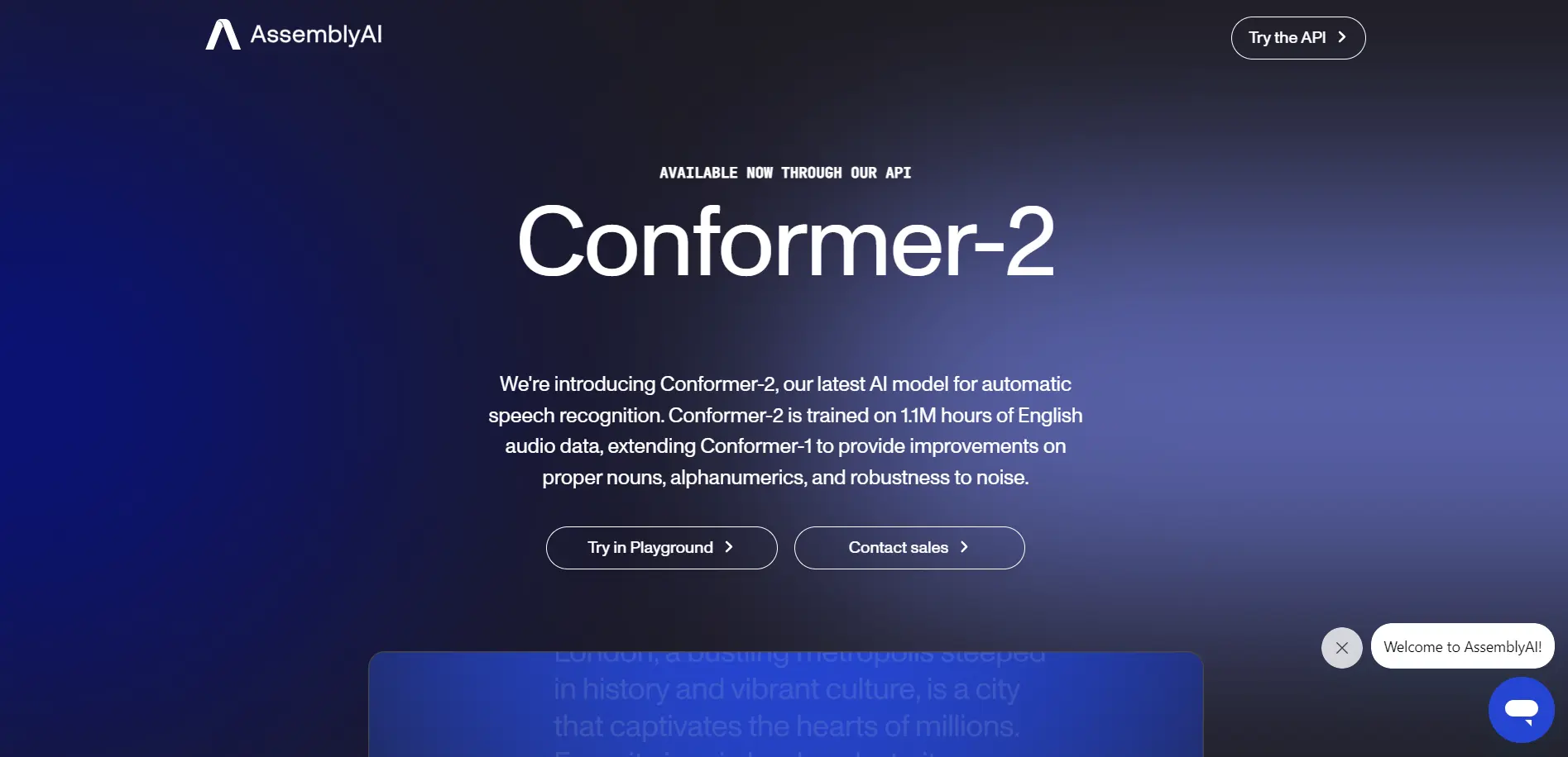 Conformer screenshot