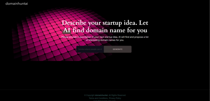 DomainHuntAI screenshot