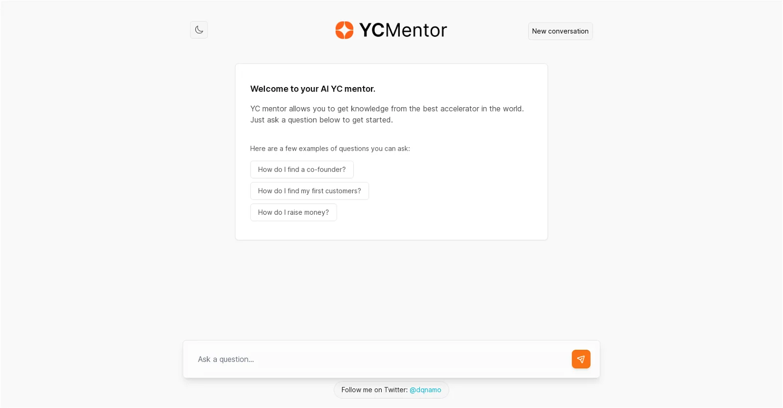 YC Mentor screenshot