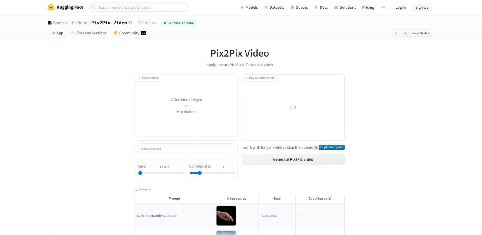 Pix2Pix screenshot