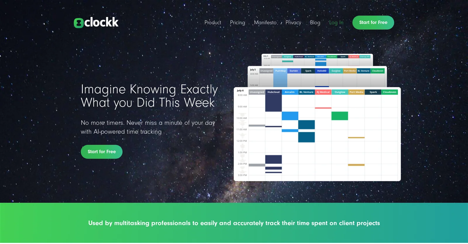 Clockk screenshot