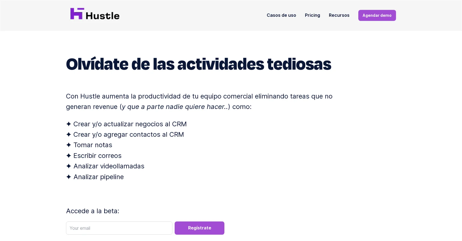 Hustle screenshot