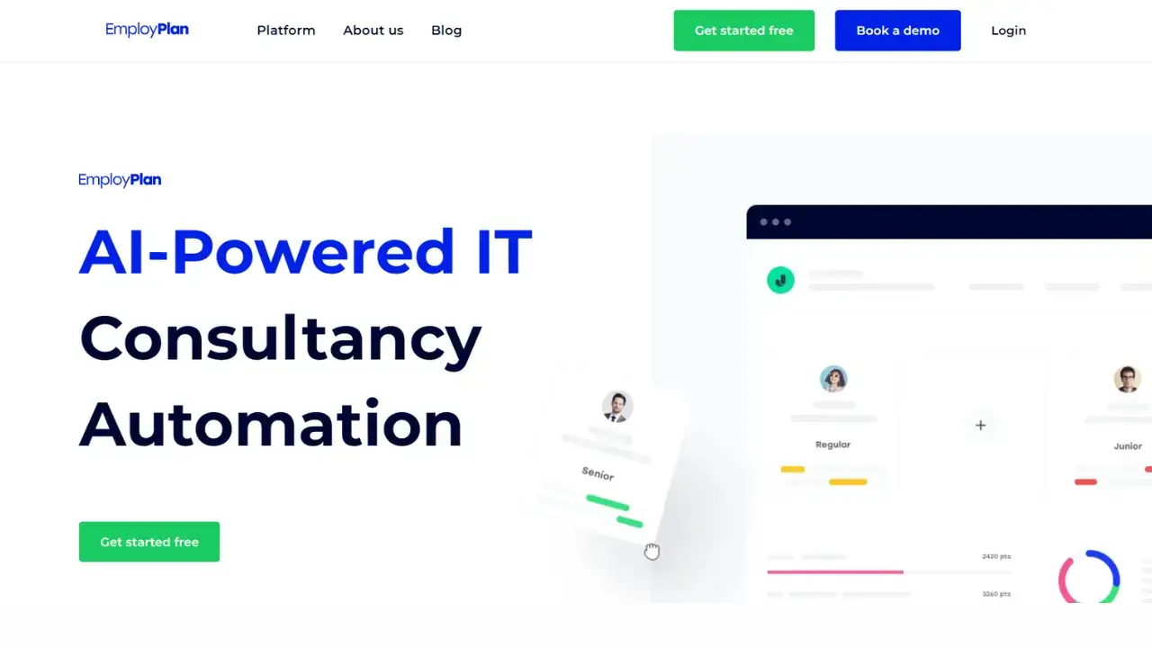 Employplan screenshot