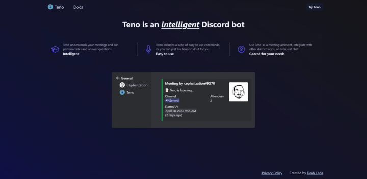 Teno Chat screenshot