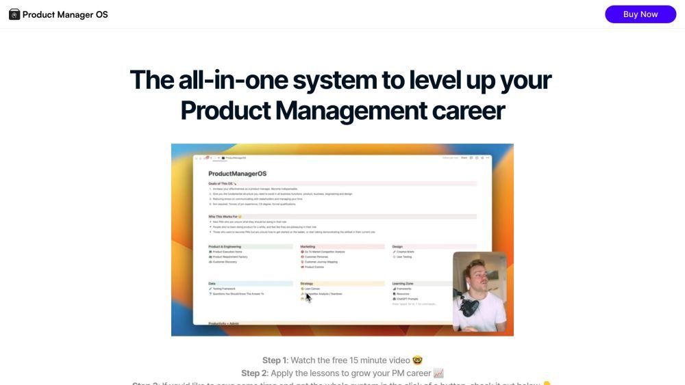 Product Manager OS screenshot
