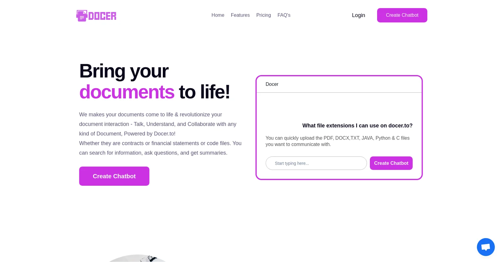 Docer screenshot