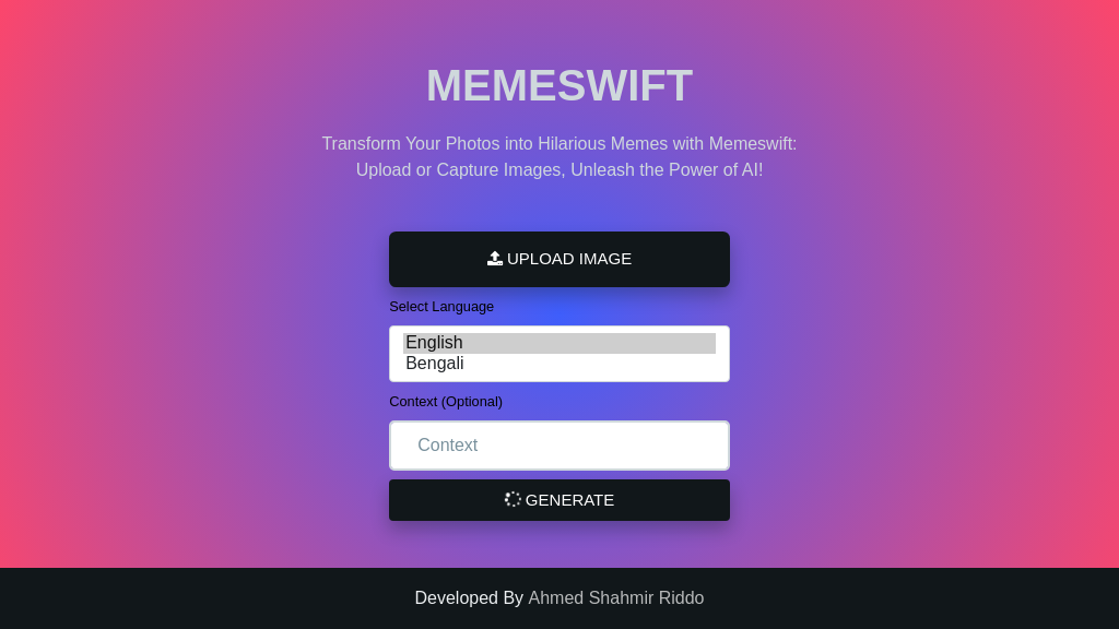 MemeSwift screenshot