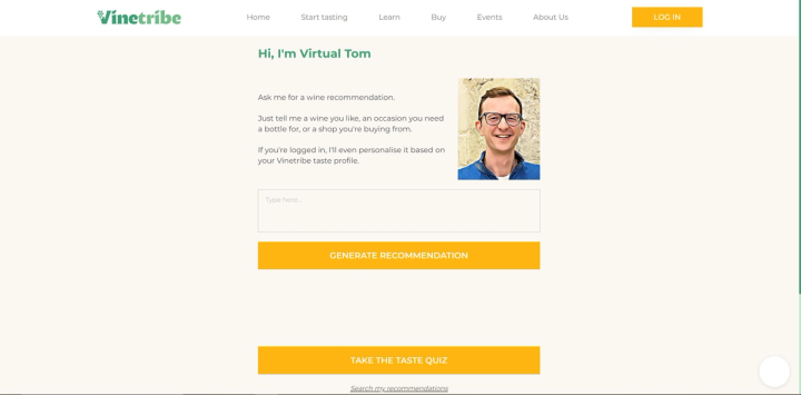 Vinetribe screenshot