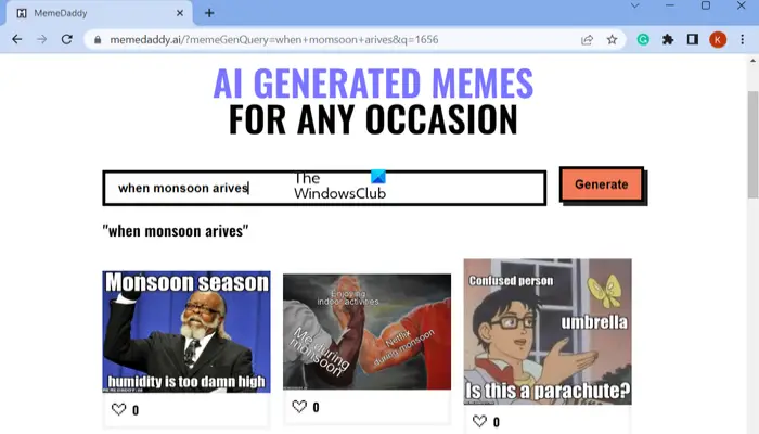 MemeDaddy screenshot