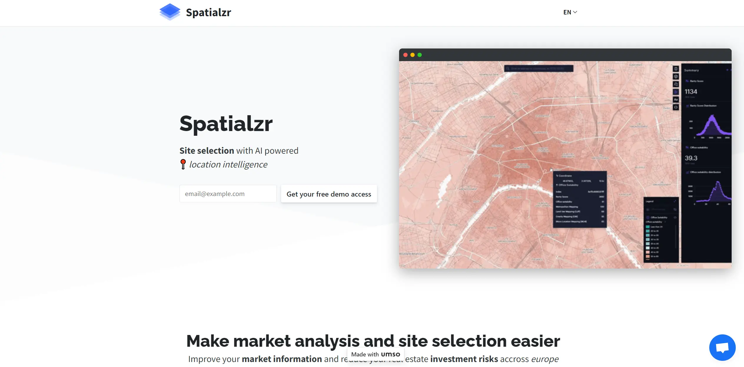 Spatialzr screenshot