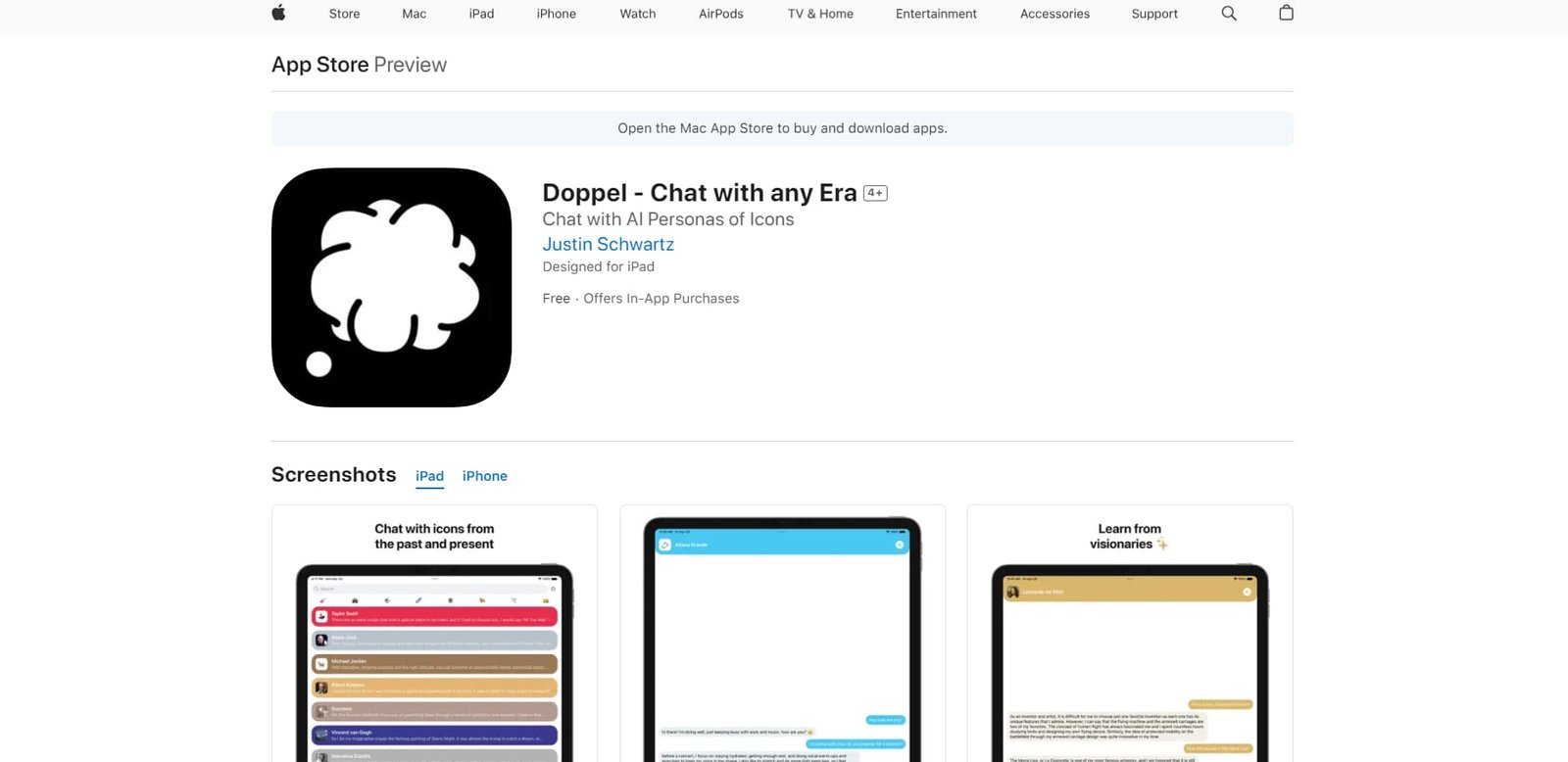 Doppel screenshot