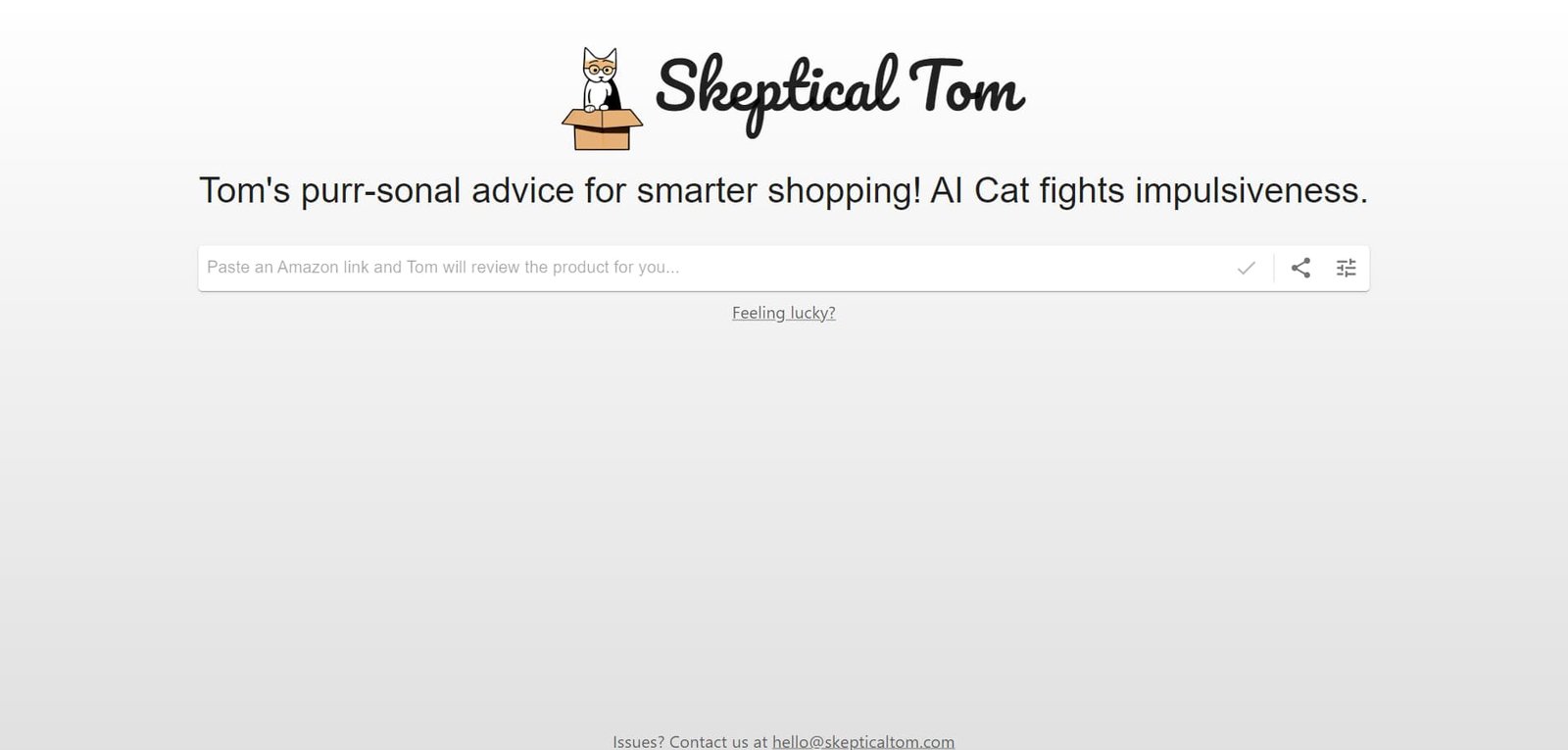 Skeptical Tom screenshot