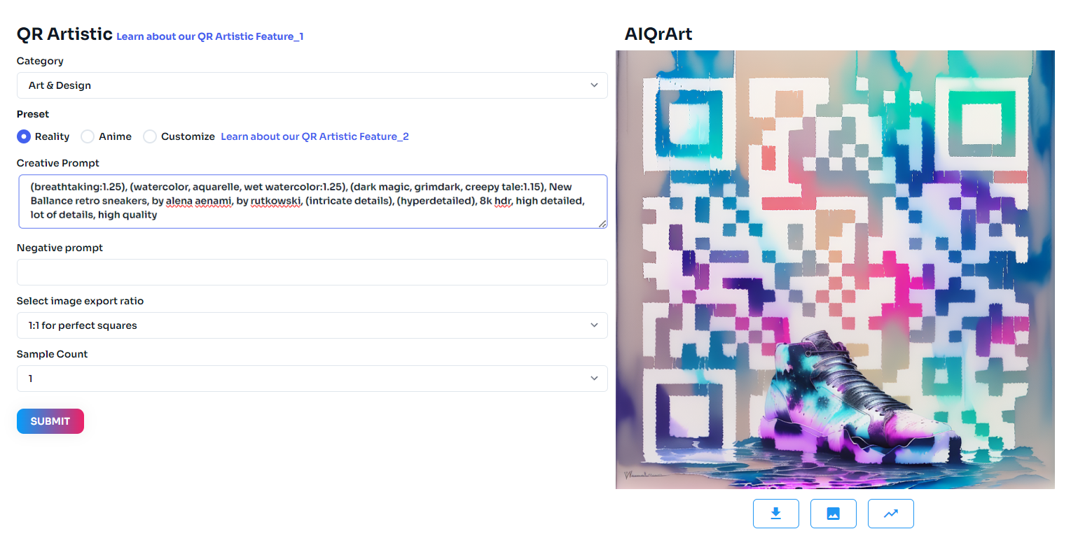 AIQrArt screenshot