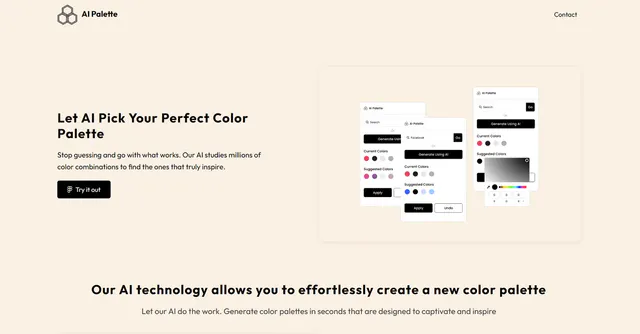 AI Palette screenshot