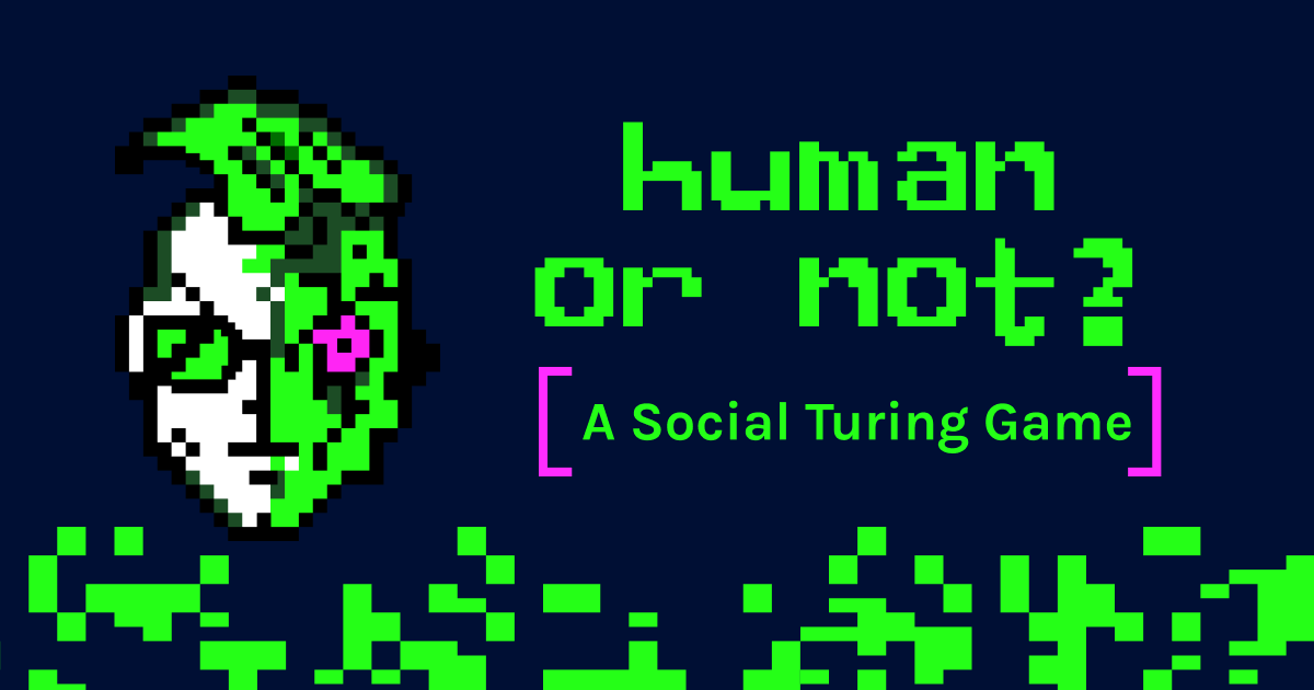 Human or Not: A Social Turing Game screenshot