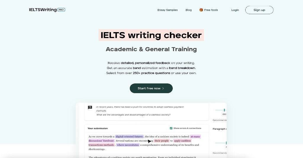 IELTS Writing Pro screenshot