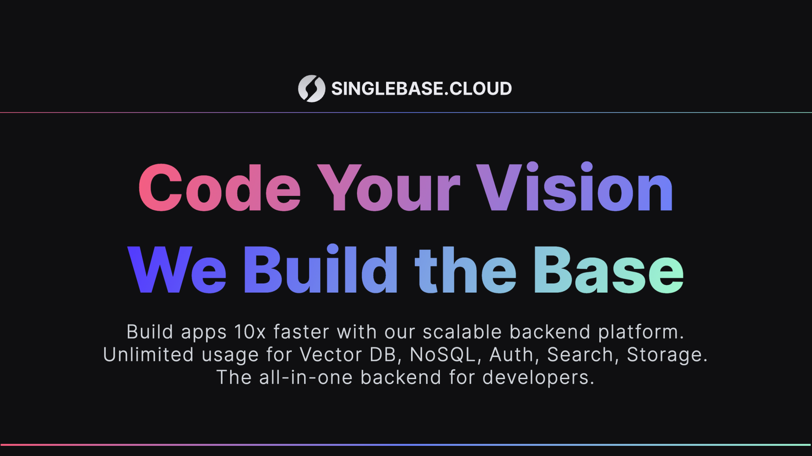 SinglebaseCloud screenshot