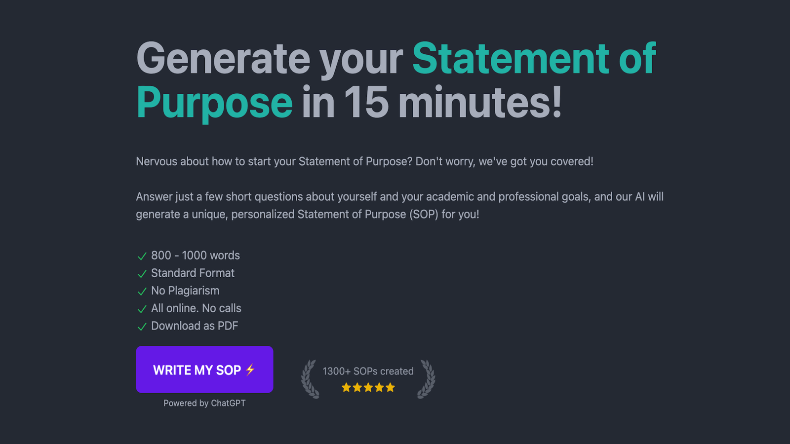 SopCreator screenshot