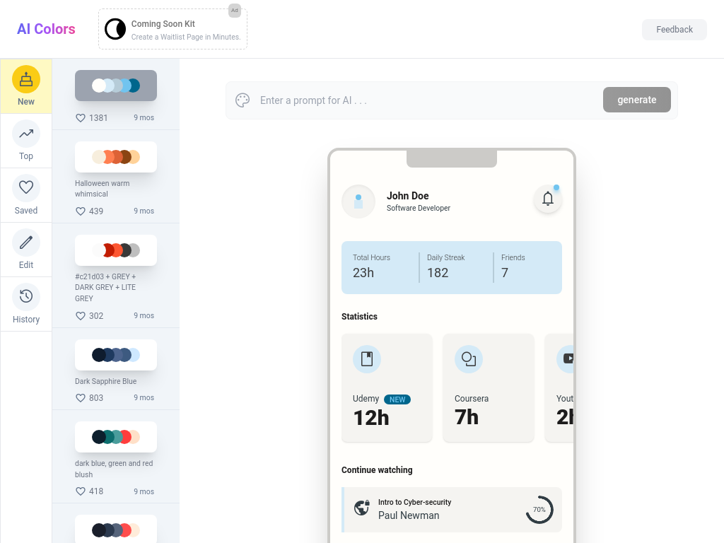 aicolors.co screenshot