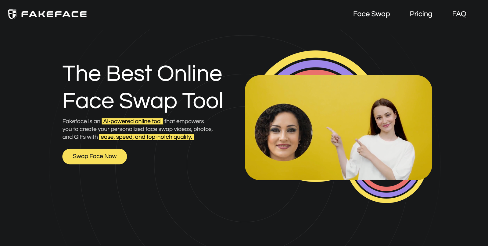 Fakeface screenshot
