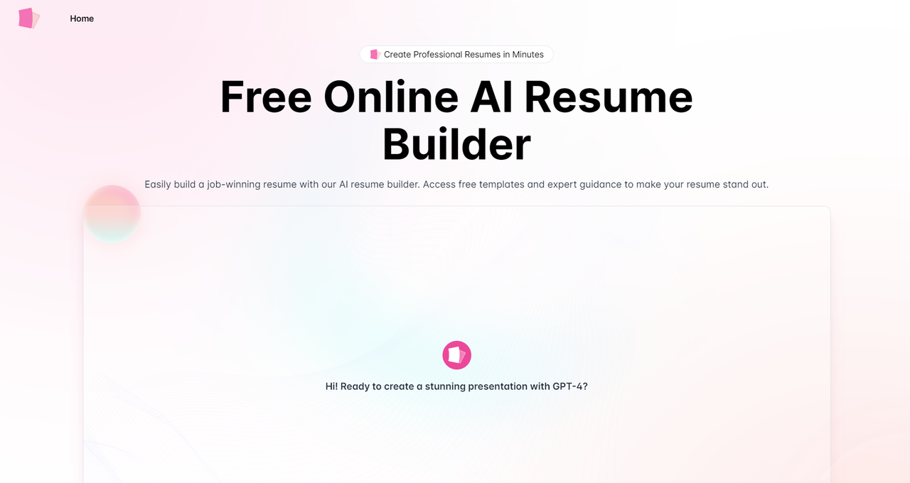 AIResumeBuilder.me: Create Professional Resumes Free Online screenshot
