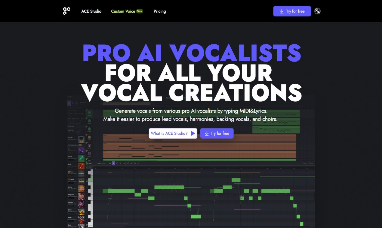 ACE Studio screenshot