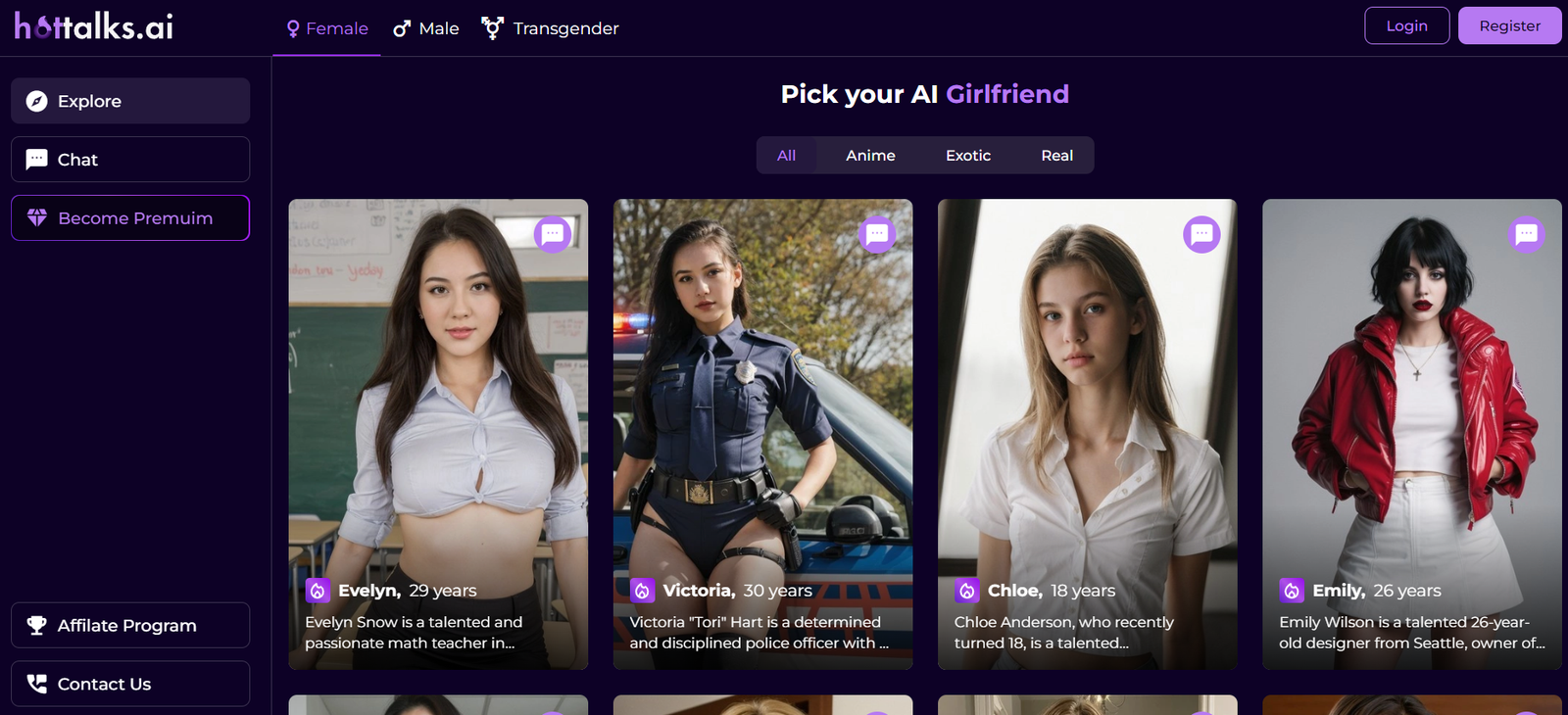 Hottalks.ai screenshot