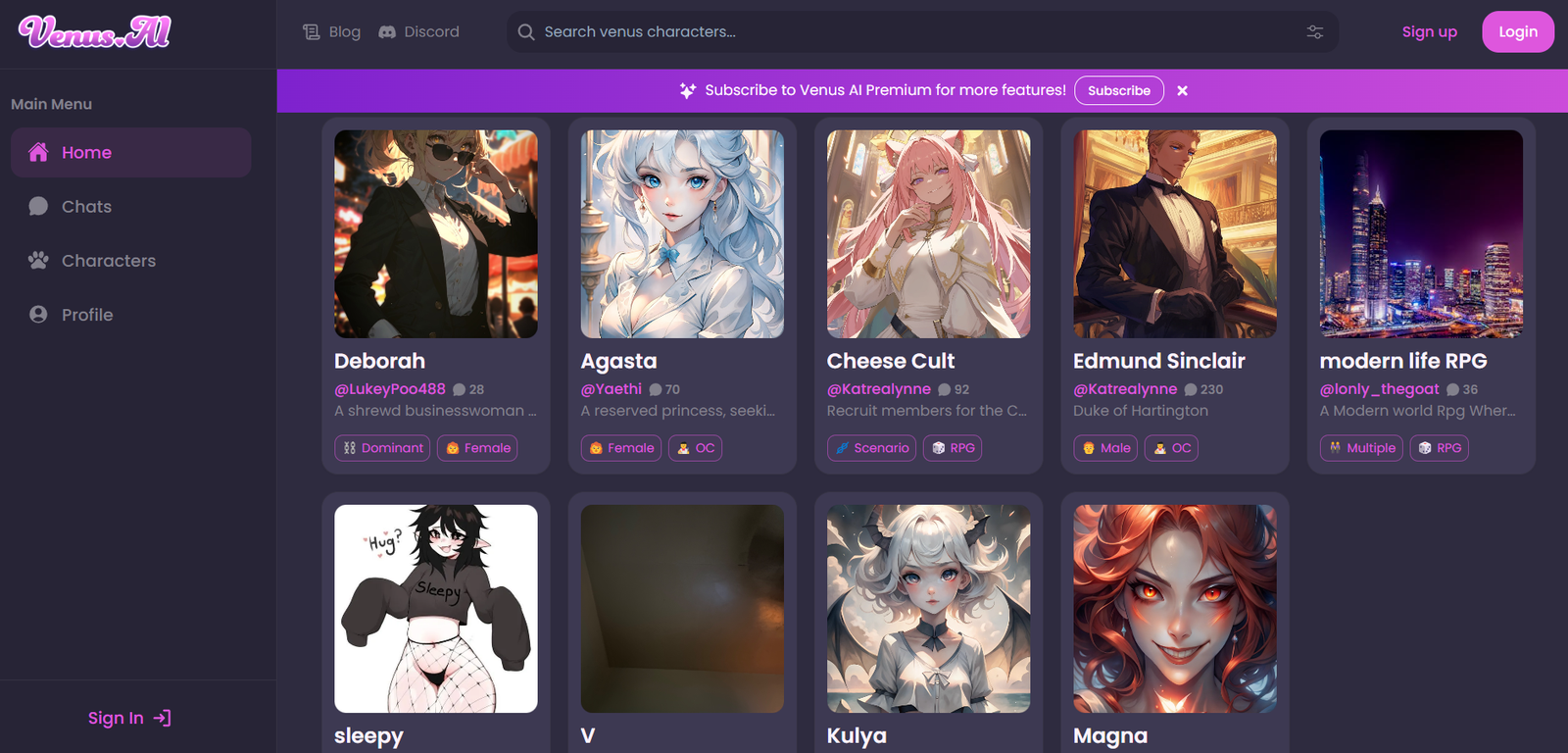 Venuschat.ai screenshot